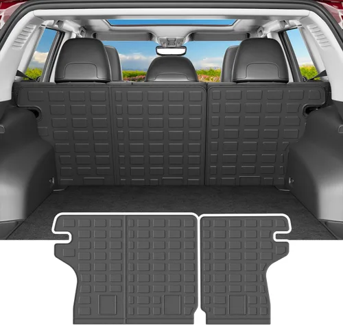 Vista 9 de powoq Alfombra de Carga Compatible con Jeep Grand Cherokee L 2021-2025 Alfombra de Maletero Overland Forro de Carga TPE Forro de Maletero