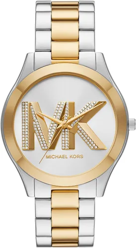 Vista 10 de Michael Kors Slim Runway - Reloj de pulsera de acero inoxidable para mujer