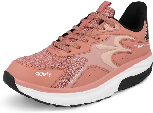 Vista 13 de Gravity Defyer G-Defy Energiya - Zapatillas de entrenamiento híbridas VersoShock Performance Absorción de Choques Negro