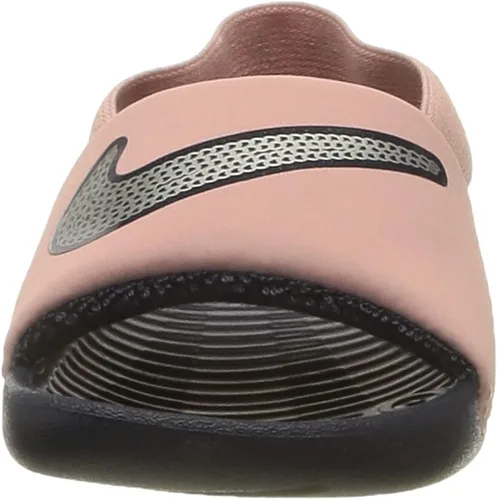 Vista 2 de Nike Kawa Slide - Zapatos para niñas, NegroNegroRosa Vivo