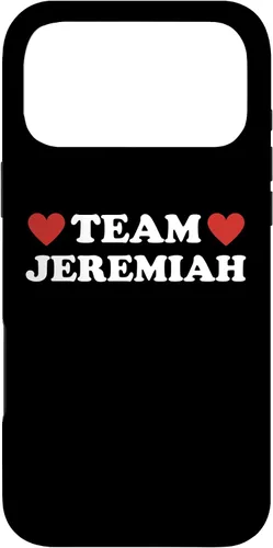 Vista 22 de Team Jeremiah I Love Jeremiah I Heart Jeremiah Case for iPhone 17