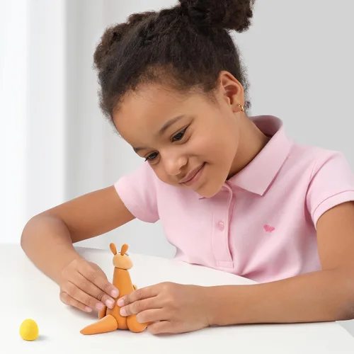 Vista 7 de HEY CLAY Fat Brain Toys Australian Animals Modeling Air Dry Clay for Kids 4-8 Craft Kits Multicolor