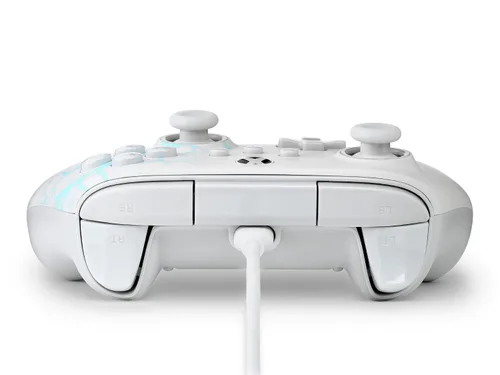 Vista 9 de PowerA Advantage Wired Controller for Xbox Series X S - Arctic Ice, gamepad, hall effect thumbsticks, gaming controller, USB-C, Works with Xbox One