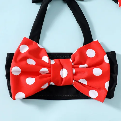 Vista 2 de LYSMuch Traje de baño de 2 piezas para bebé niña, estilo lazo