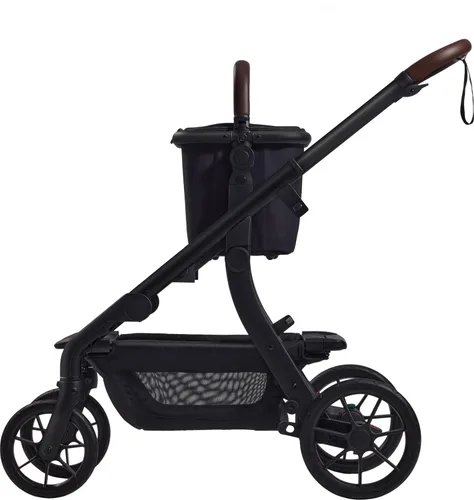 Vista 2 de Momcozy ChangeGo - Cesta de compras para cochecito solamente, almacenamiento expandible con cremallera