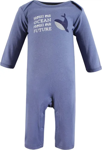 Vista 3 de Touched by Nature baby-boys Organic Cotton Coveralls