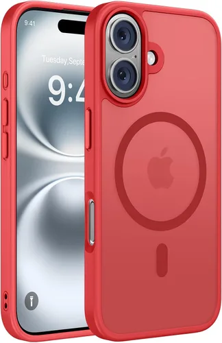 Vista 137 de Miracase Funda diseñada para iPhone SE 2022/SE 2020/7/8, funda multicolor de silicona a prueba de golpes (rojo)