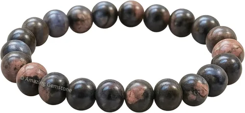 Vista 775 de Amazing Gemstone Crystal Bracelet for Women Men's Gifts - Protection Healing Crystal Bracelet - 8mm Gemstone Beaded Stretchable Bracelet Pulseras