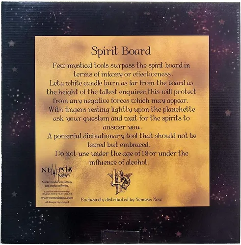 Vista 4 de Nemesis Now The Witching Hour Lisa Parker - Tabla de espiritus (15.4 in), color negro