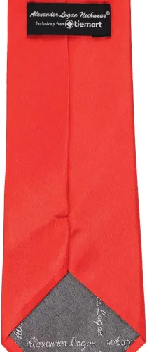 Vista 70 de tiemart Corbata de color sólido para hombre Longitud estándar