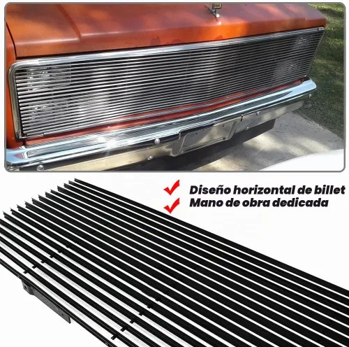 Vista 3 de Parrilla frontal cromada para Chevy GMC Pickup Suburban Blazer Jimmy Phantom 1981 82 83 84 85 86 1987 Chevy GMC Pickup Suburban Blazer Jimmy Phantom
