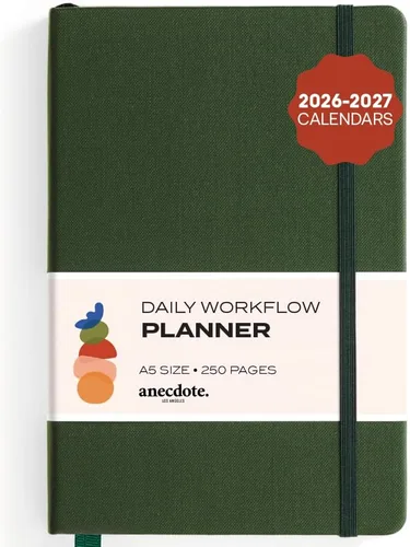 Vista 15 de Planificador Anecdote 2026: Un Planificador Mensual, Semanal y Diario 2026 para Planificar tu Éxito - Tamaño A5 Tapa Dura Comienza en Cualquier Negro