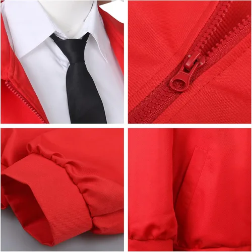Vista 7 de Disfraz de hombre de motosierra Makima Reze Power para cosplay, uniforme para mujeres y niñas, camisa de anime de Halloween, pantalones, chaqueta