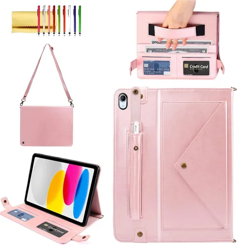 Vista 84 de Funda tipo bolso para iPad mini de 5ª/4ª/3ª/2ª/1ª generación de 7.9 pulgadas, Techcircle funda ligera tipo folio con soporte bandolera con billetera