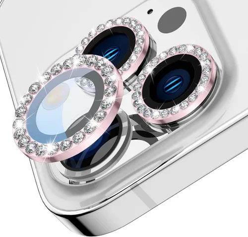Vista 9 de Tensea Protector de lente de cámara para iPhone 13 Pro/iPhone 13 Pro Max, cubierta de protección para cámara, protector de pantalla de vidrio