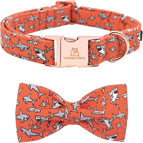 Vista 39 de Lionheart glory Collar de perro con bandera estadounidense, collar de lazo para perro del 4 de julio, resistente y ajustable, patriótico