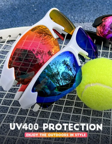 Vista 5 de ANYLUV Gafas de sol deportivas para hombres y mujeres, gafas de sol polarizadas ligeras mejoradas para hombre, protección UV para exteriores