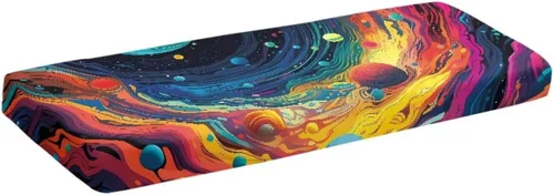 Vista 60 de Cubierta antipolvo para teclado de piano de llama, cubierta protectora de teclado de música elástica para pianos eléctricos digitales