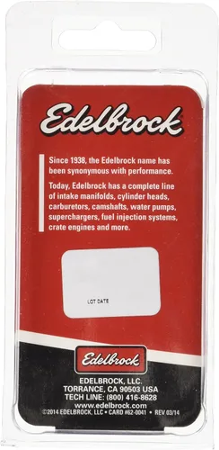 Vista 3 de Edelbrock 8515 Performer Series Kit de perno colector de admisión Chevy LS/LS2 para uso w/PN [7118/2908/28097/7518/7139/7140]