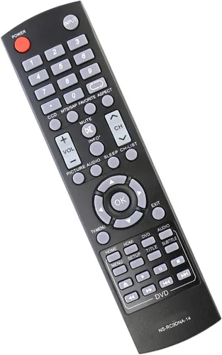 Vista 3 de Nuevo control remoto NS-RC9DNA-14 NSRC9DNA14 compatible con Insignia LED TV DVD NS-28DD220NA16 NS28DD310NA15 NS-28DD310NA15 NS32DD200NA14