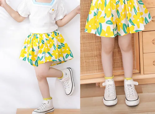 Vista 6 de Deerhobbes Design your own Conjuntos cortos para niñas, conjuntos de ropa de verano modernos y cómodos, conjuntos de ropa de moda para niñas, 4