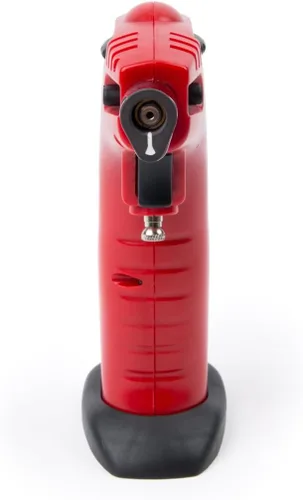 Vista 3 de Fox Run Mini linterna de butano Crème Brûlée, 3.75 x 1.75 x 5.5 pulgadas, rojo