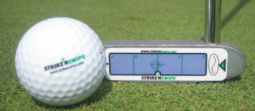 Vista 2 de Charter Strike N Swipe Cinta de impacto de golf reutilizable Leadbetter