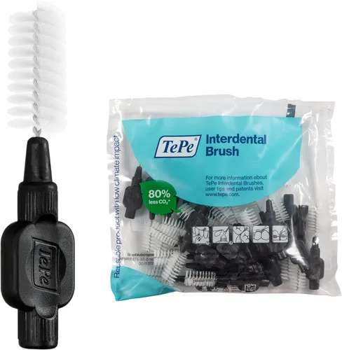 Vista 7 de TePe Cepillo Interdental Original, Rosa, para limpiar los huecos de los dientes, 25 piezas