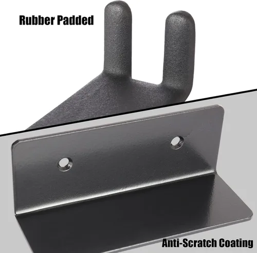 Vista 6 de Soporte de pared para bicicleta, soporte de pedal para garaje, soporte de almacenamiento de bicicleta, ganchos de bicicleta resistentes