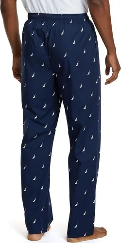 Vista 3 de Nautica Mens Soft Woven 100 Cotton Elastic Waistband Sleep Pajama Pant