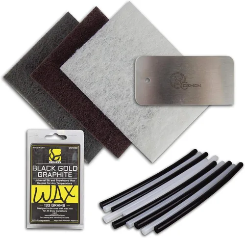 Vista 6 de DEMON UNITED Kit de reparación de bases básicas- Kit de reparación de base de esquí y snowboard 10 piezas P-Tex