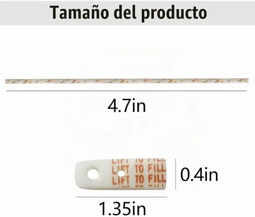 Vista 2 de Kit de repuesto de mecha y algodón para encendedores