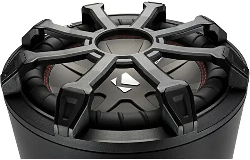 Vista 5 de KICKER 46CWTB82 TB8 Caja de subwoofer cargada a prueba de intemperie de 8 pulgadas con radiador pasivo - 2-Ohm, 300 W