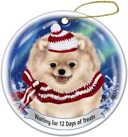 Vista 5 de Pomeranian Fawn Series 5 Christmas Ornament