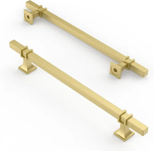 Vista 8 de Asidrama - Paquete de 10 manijas para alacena de 3 pulgadas (76mm) de color negro mate y dorado, tiradores para gabinete, accesorios para gabinete