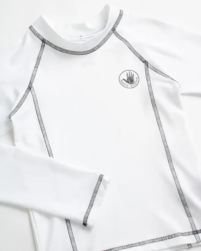 Vista 2 de Body Glove Camiseta de protección contra erupciones para niños UPF 50+ de secado rápido protección solar y arena Trajes de baño para niños (5-14)