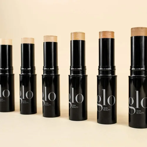 Vista 7 de Glo Skin Beauty Base mineral HD en barra – Corrector de maquillaje infundido con ácido hialurónico – Cobertura construible, contorno e iluminador