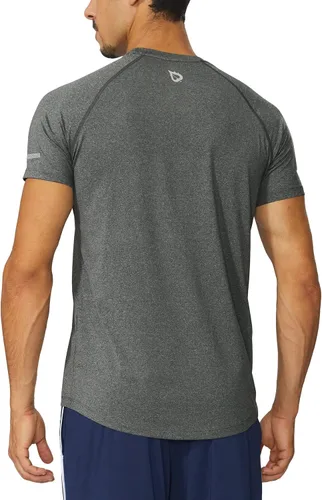 Vista 2 de BALEAF Camiseta de manga corta de secado rápido para hombre