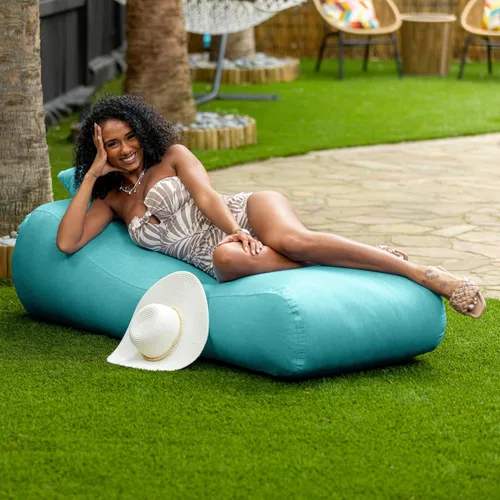 Vista 6 de Jaxx Arlo - Puf para exteriores, tumbona reclinable, para piscina, patio, Aruba