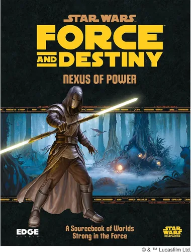 Vista 2 de Edge Studio Star Wars Force and Destiny Juego Nexus of Power SourceBook Juego de rol Juego de estrategia para adultos y niños a partir de 10 años