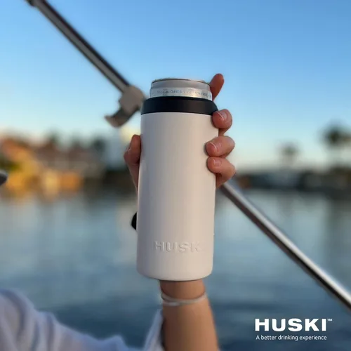 Vista 8 de Huski Seltzer - Enfriador Nuevo Soporte delgado de alta calidad de 12 onzas para latas delgadas de cerveza y soda Acero inoxidable 316