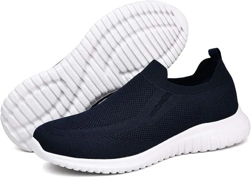 Vista 5 de Zuwoigo - Tenis cómodos para caminar - Tenis sin cordones para hombre