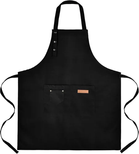 Vista 10 de Tosewever Delantales de Arte para Mujeres Pintura Cerámica Horneado, Delantal de Cocina con Correas de Hebilla para Hombres con Bolsillos para Chef