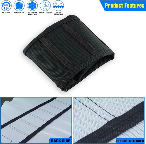 Vista 9 de Funda universal para asiento de motocicleta, agarre de goma antideslizante, costura suave para Yozma In10 CRF WR WRF RMZ YZF SXF EXC EXC XC SX CR