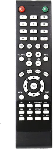 Vista 5 de Reemplazo universal del mando a distancia para Element TV, no para Fire & Roku TV