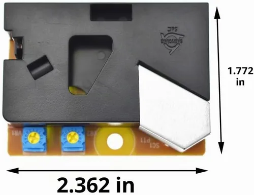 Vista 4 de DSM501A Módulo de sensor de polvo PM2.5 Detección Dector de partículas de humo alérgico Módulo sensor para Arduino para aire acondicionado