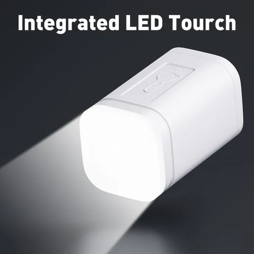 Vista 7 de Bomba de aire para inflables, bomba de aire portátil con luz LED, 3 modos, mini eléctrico tipo C recargable, infla y desinfla rápidamente