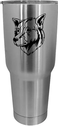 Vista 446 de Cairn Terrier - Vaso grabado con temática de perro, 30 onzas
