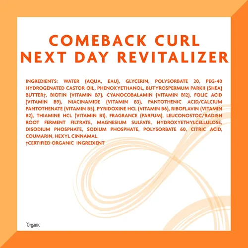 Vista 10 de Cantu Comeback Curl Next Day - Revitalizador de rizos para cabello natural con manteca de karité pura, 12 onzas líquidas (paquete de 3)