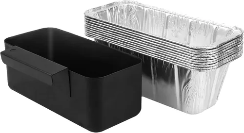 Vista 7 de Recogedor de grasa con paquete de 10 forros, kit de accesorios para plancha Blackstone